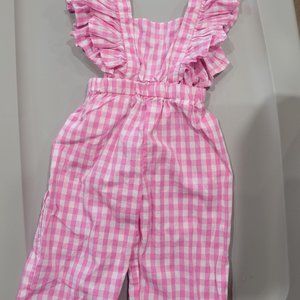 Pink Gingham Jumper